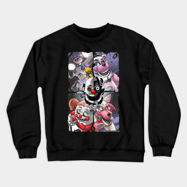 Five Nights at Freddy's: Sister Location Crewneck Sweatshirt by JohnnySegura3rd